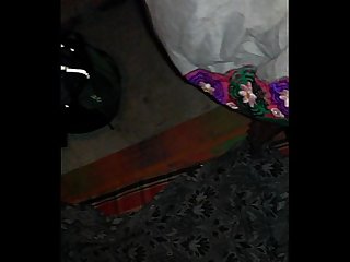 Sister in law Sailaja giving a blowjob to my condom covered dick